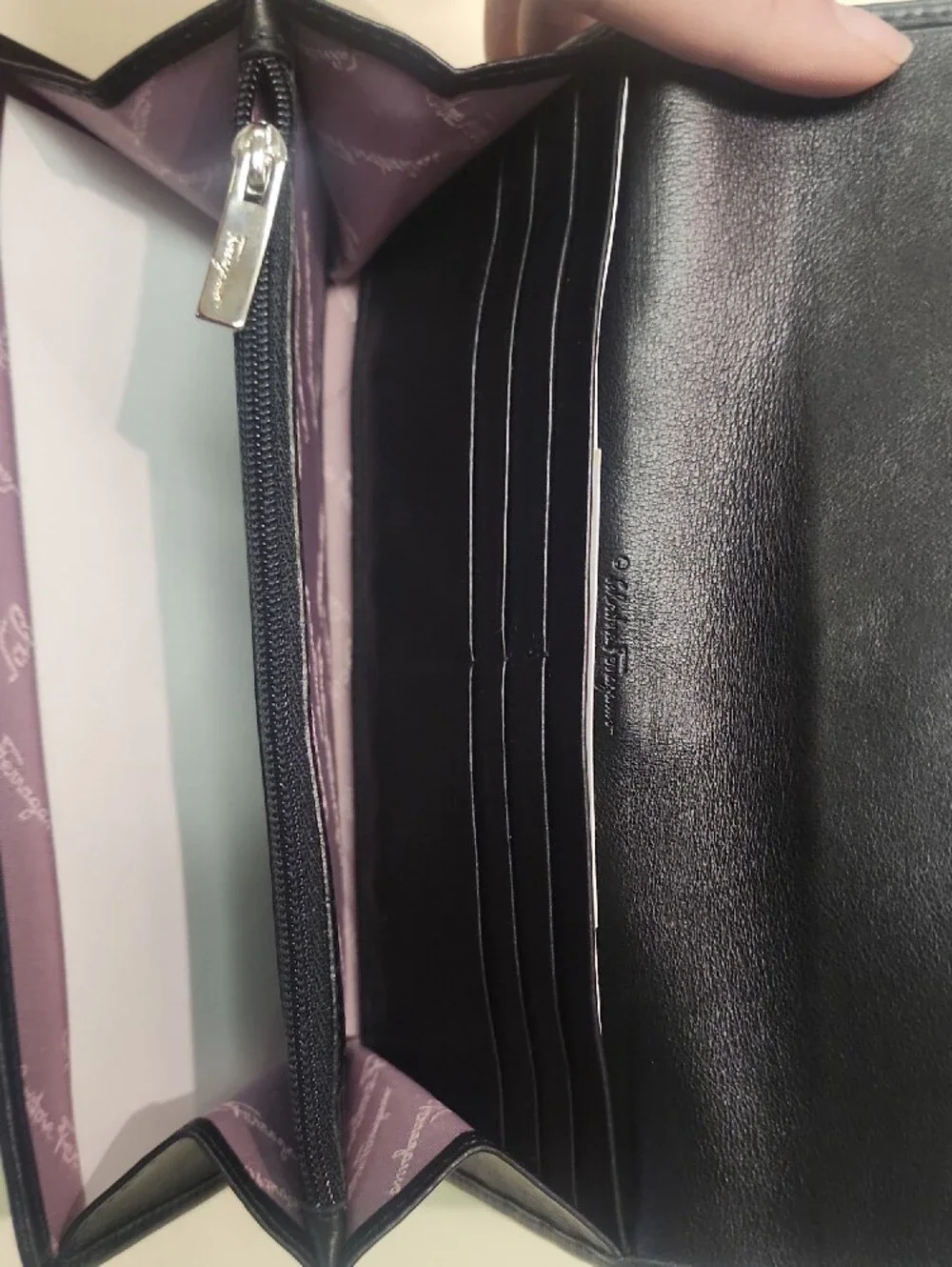 Salvatore Ferragamo Quilted Gancini Continental Flap Wallet